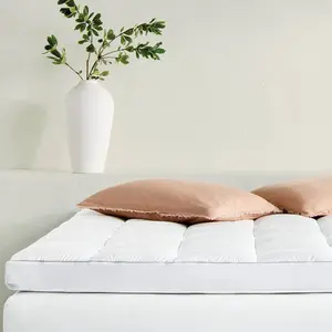 Twin XL Premium Cooling 4" Dual Layer Memory Foam Mattress Topper - Casaluna