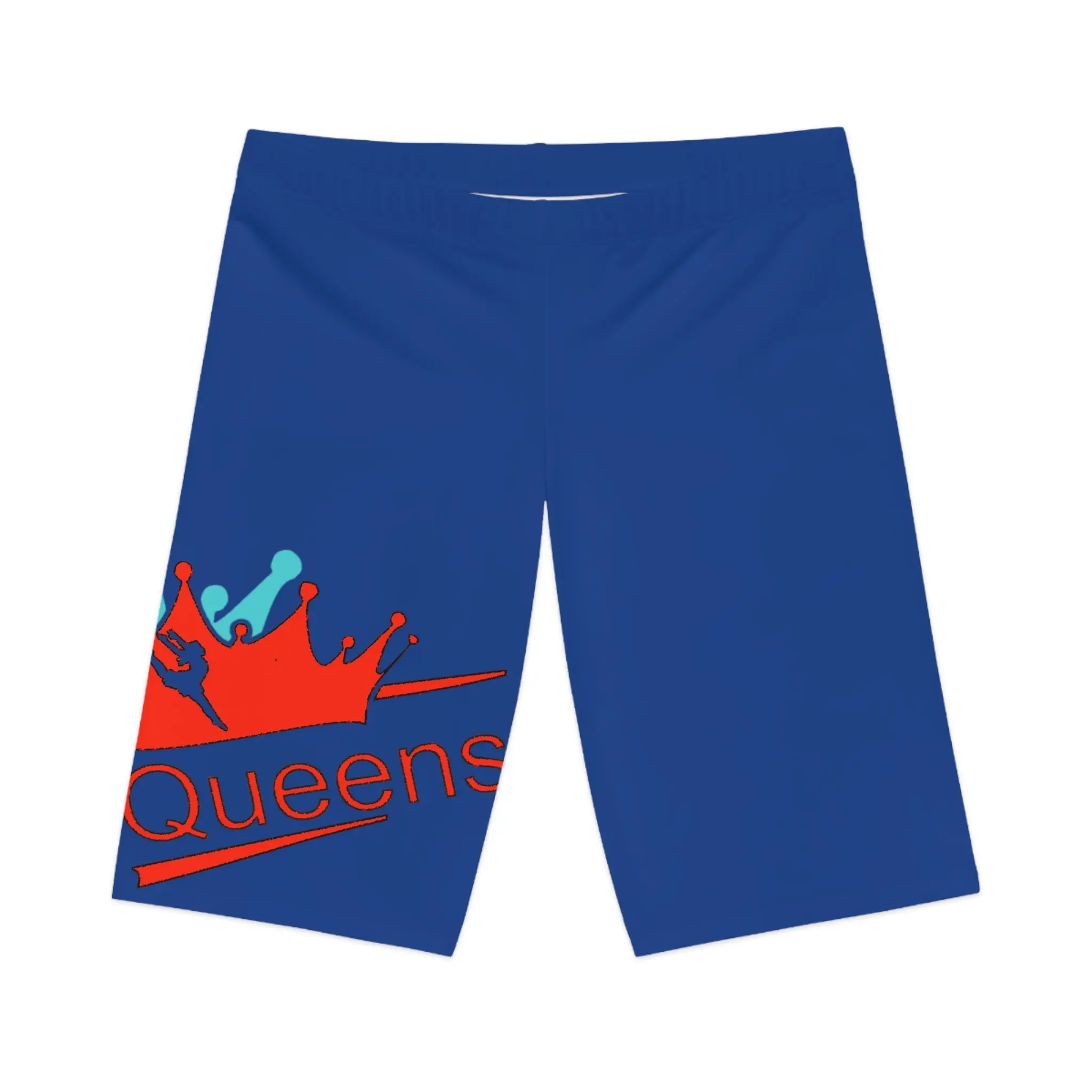 Royalty-Themed Women's Bike Shorts, Comfortable Workout Gear, Activewear, Cycling Apparel, Trendy Summer Fashion, Athletic Shorts for Queens