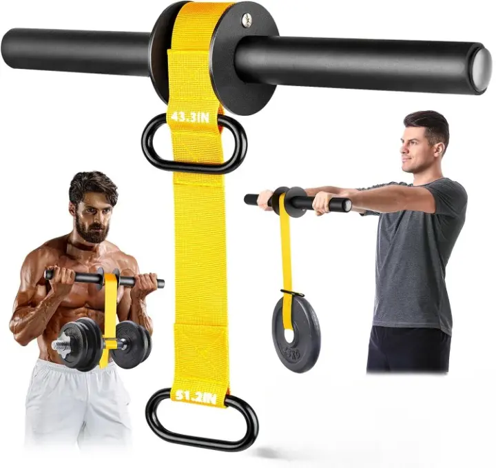 Forearm Strengthener and Wrist Roller, 43.3 in Or 51.2 in Ultra-Strong , Durable Anti-Slip Grip Handles, Fall gym item, Halloween gift