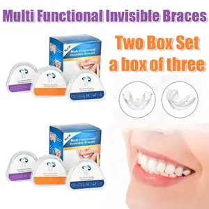 Two Box Set, 3 Stages Of Orthodontic Braces, Suitable for Different Periods, Tooth Retainers Alignment，Straight Teeth