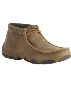 Twisted X Men's Bomber Leather Lace-Up Driving Moccasins - Mdm0003