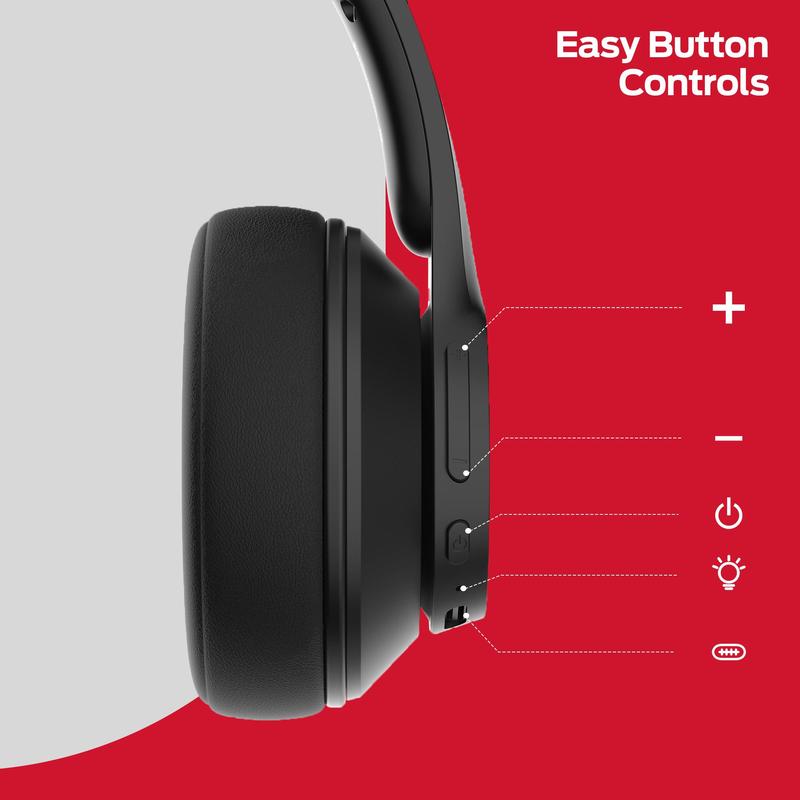 Monster Bluetooth Headphones Set – Includes Over-Ear Wireless Headphones and Ear Buds Ear-Hook Earphones, Deep Bass, Clear Sound, Noise Cancelling Mic, Noise Isolation, IPX5 Waterproof, 40H + 80H Playtime, Ideal for Travel, Work & Gifts for Men and Women