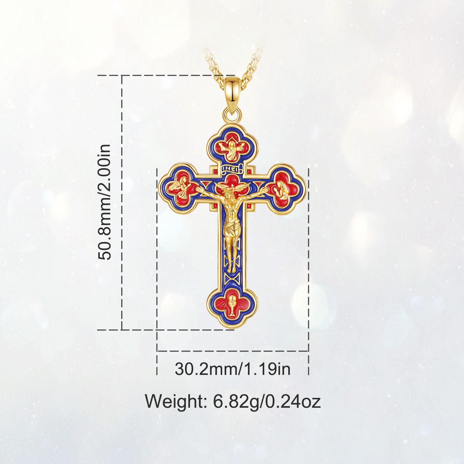 Eudora S925 Sliver St Benedict Pendant Necklace, San Benito Cross Medal for Him, Vintage Saint Benedict Amulet, Catholic Protection Amulet, Christian Jewelry Gift Eudora S925 Sliver St Benedict Pendant Necklace, San Benito Cross Medal for Him, Vintage Saint Benedict Amulet, Catholic Protection Amulet, Christian Jewelry Gift