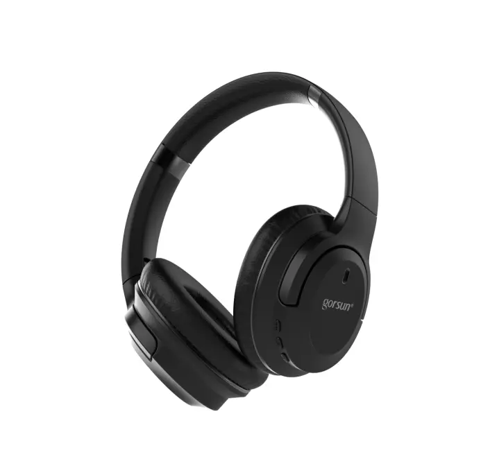 Gorsun M97 Dual Mode Bluetooth Earbuds, Wireless-Wired Noise Cancellation Water Resistant Sports Headphones, Budget Stereo Audio Headset for Computer Use, Black Audifonos