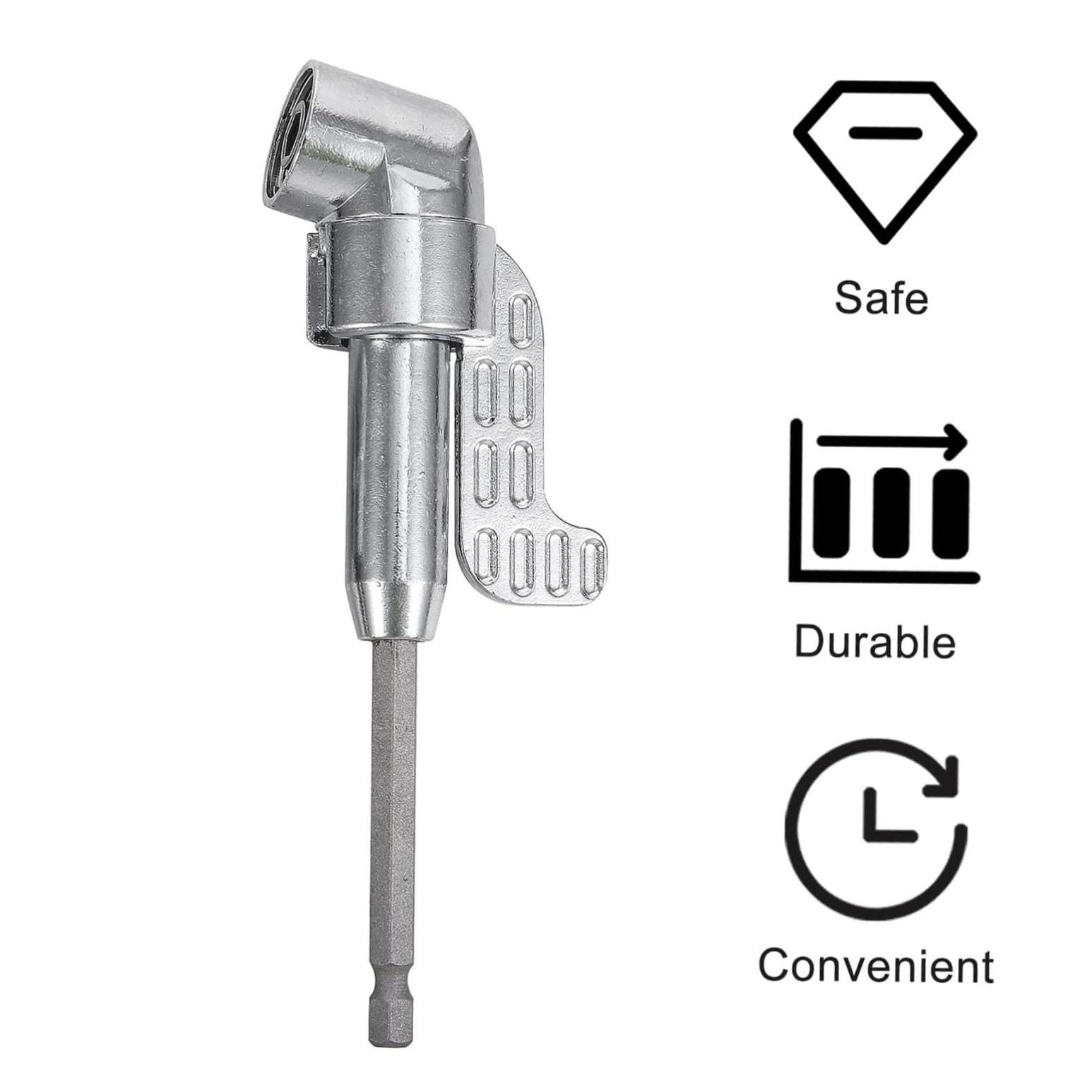Spring Home Repair Corner Angled Screwdriver Drill Adapter Screwdriver Batch Wrench Driver Bending Batch Hand Repair Tools Drill Extension Screwdriver Connector