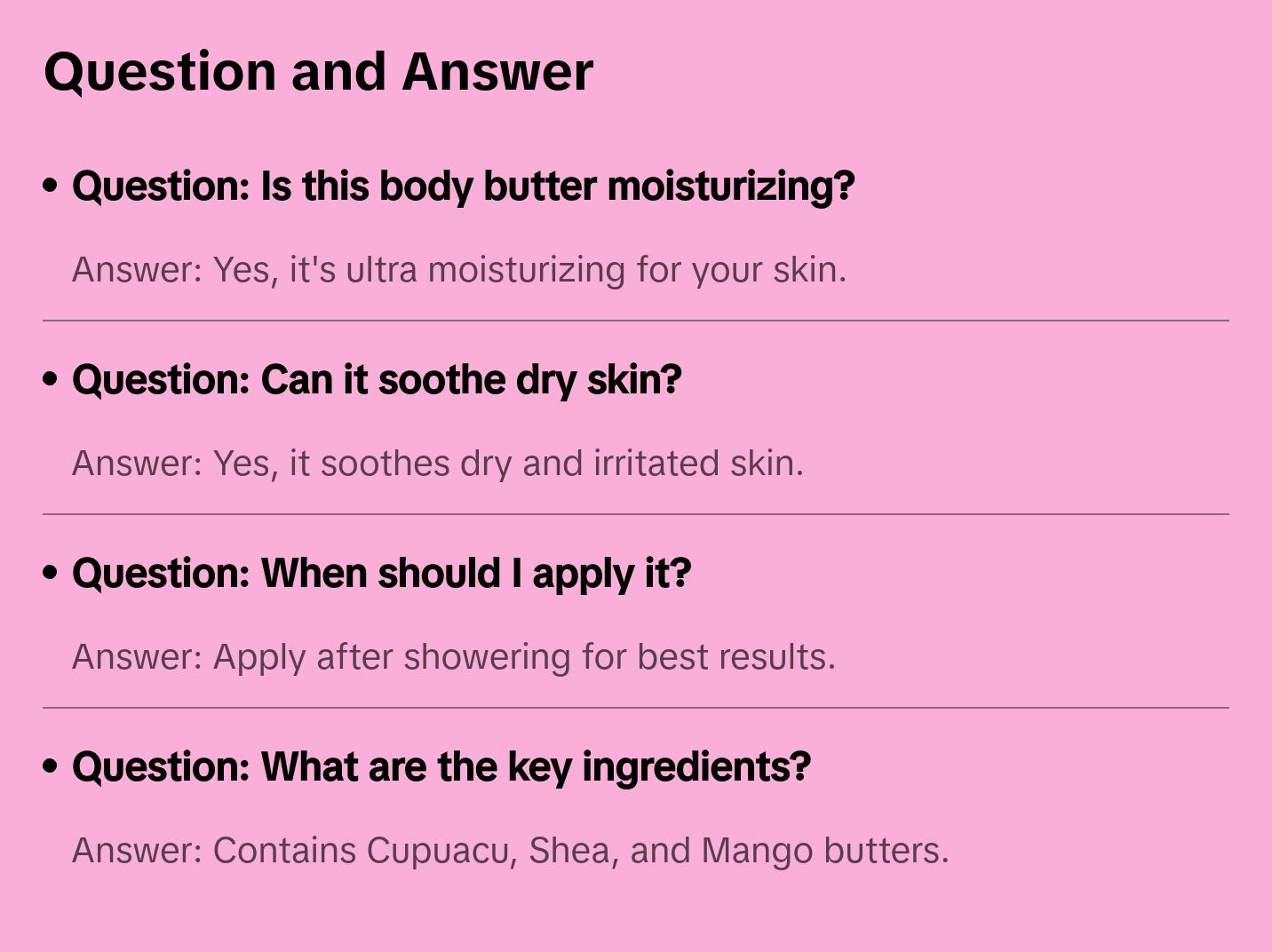 Pretty Girls Sleep Cupuacu Body Butter