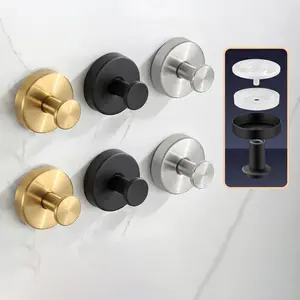 Strong Suction Cup Shower Hook - No-Drill Removable Towel Hook for Bathroom & Glass - Heavy Duty