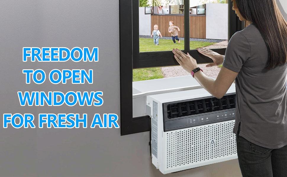 GARVEE 8000 BTU Window Air Conditioner U-Shaped, Window ac Air Units Cools Up to 350 sq. ft., Remote Control , Sleep Mode, Ultra Quiet, Energy Efficient, air conditioner window unit for Bedroom Room GARVEE 8000 BTU Window Air Conditioner U-Shaped, Window ac Air Units Cools Up to 350 sq. ft., Remote Control , Sleep Mode, Ultra Quiet, Energy Efficient, air conditioner window unit for Bedroom Room