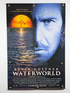 WATERWORLD (1995) Original Advance Teaser Movie Poster 27x40 One Sheet Kevin Costner -Rolled DS