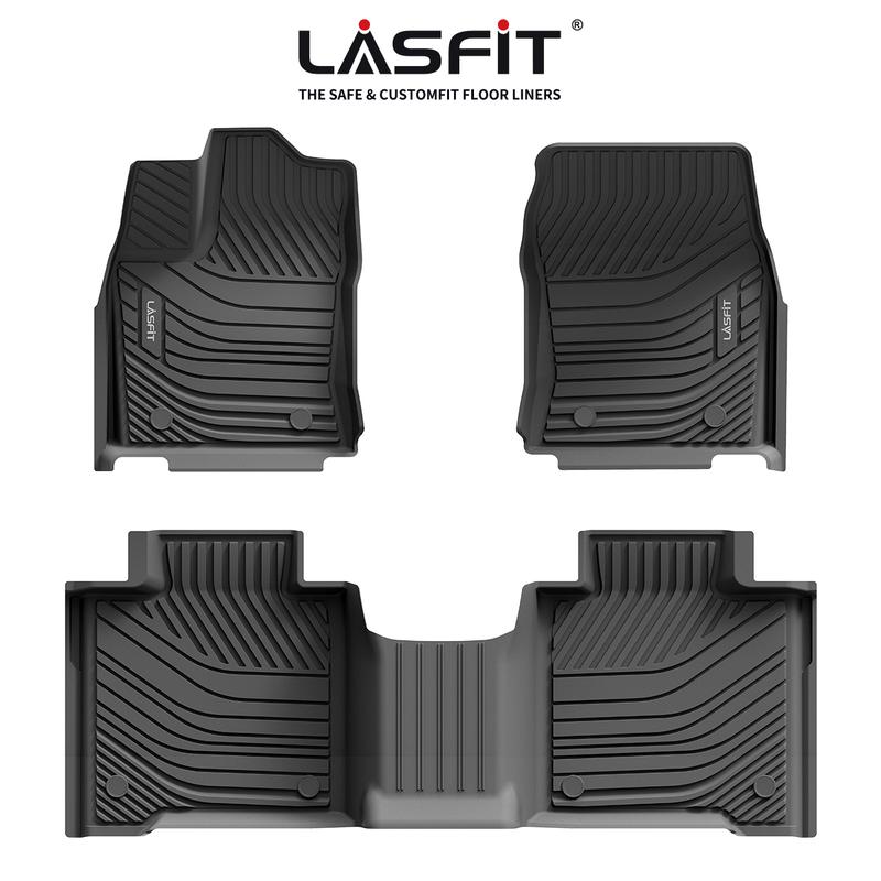 LASFIT Floor Mats Fit for 2022-2023 Toyota Tundra CrewMax Cab Only All Weather Car Liners