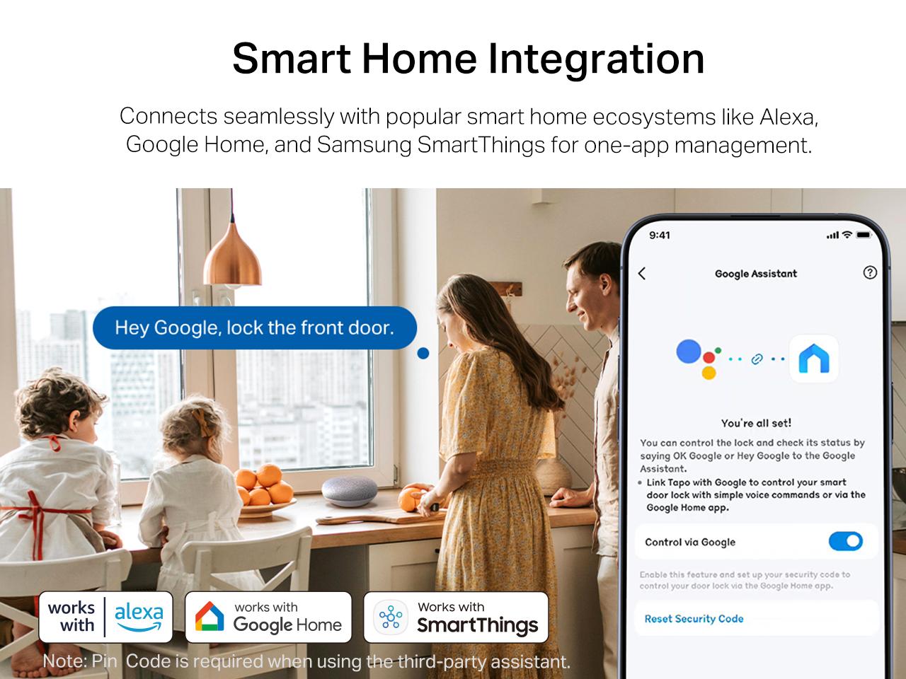 TP-Link & Tapo DL110 Smart Door Lock|6 Ways Unlock|1-Yr Battery|IP65 Stormproof|Built-in Doorbell|Scheduled Access|BHMA Grade 2 TP-Link & Tapo DL110 Smart Door Lock|6 Ways Unlock|1-Yr Battery|IP65 Stormproof|Built-in Doorbell|Scheduled Access|BHMA Grade 2