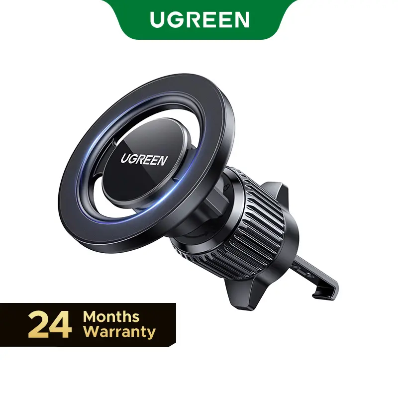 UGREEN Car Phone Mount for Magsafe Air Vent Car Mount Magnetic Phone Holder Compatible with iPhone 17 16 15 14 13 12 Pro Max, Strongest Magnet Black,Summer Sale tiktokshopbacktoschool, Car Phone Holders, Car Accessories