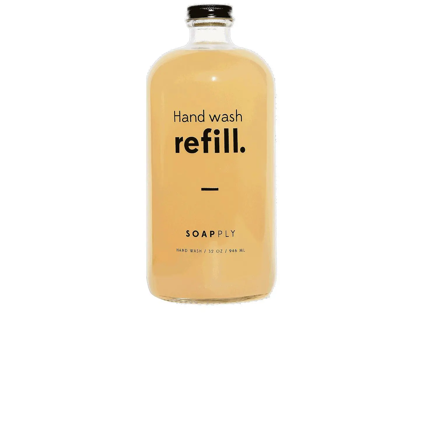 Soapply Hand Wash Refill in Clear Bottle