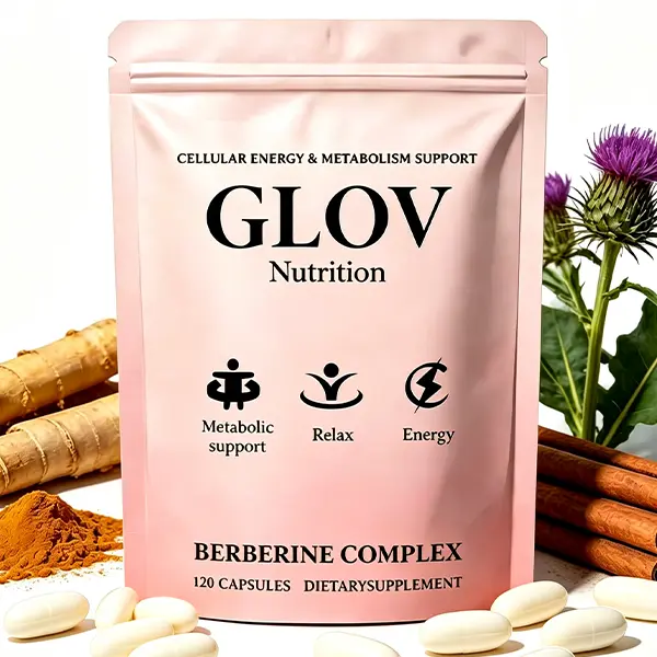Glov Berberine Complex,Glov Berberine Complex Capsules,Cellular Energy & Metabolism,120 Capsules