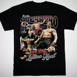 Limited Eddie Guerrero Vintage 90s Graphic TShirt, American Professional Wrestler Graphic Tees For Women and Man Menswear Soft T-Shirt Top Underwear Streetwear Novelty Graphic T Shirt funny tshirt Undershirts Tees Casual Streetwear Classic Plain Men's