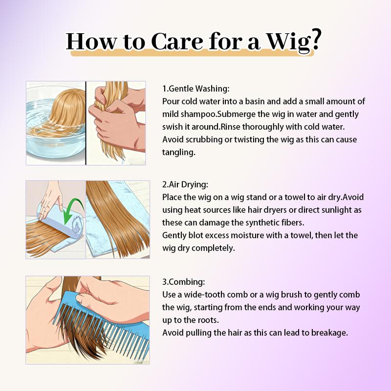 [Blend] Straight Layered Wigs with Bangs 6x4 Lace Front Wig Wear and Go Glueless Pre Style Realistic Look with True Scalp Tiny Knots 220% Density