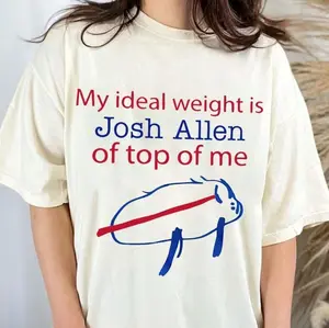 Youth And Adult Buffalo Josh Allen Potato T-Shirt, Football Fan Shirt, Retro Game Day Outfit, Buffalo Merch Tee, Fan Gift, Graphic Shirts