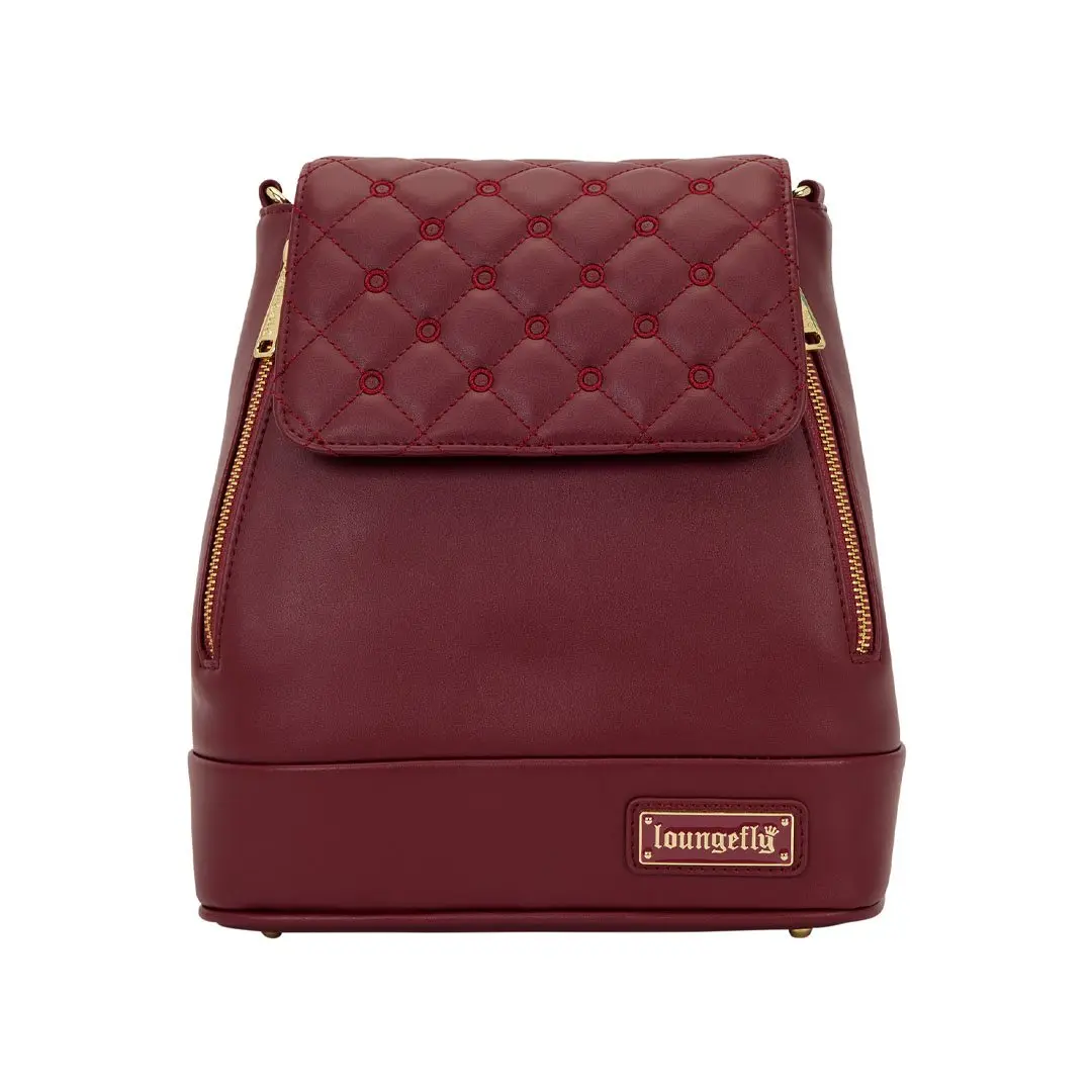 Loungefly The Lilly Red Convertible Mini Backpack - Crossbody Bag, Casual Travel Backpack, Stylish Daypack, Stylish Daypacks, Faux Leather