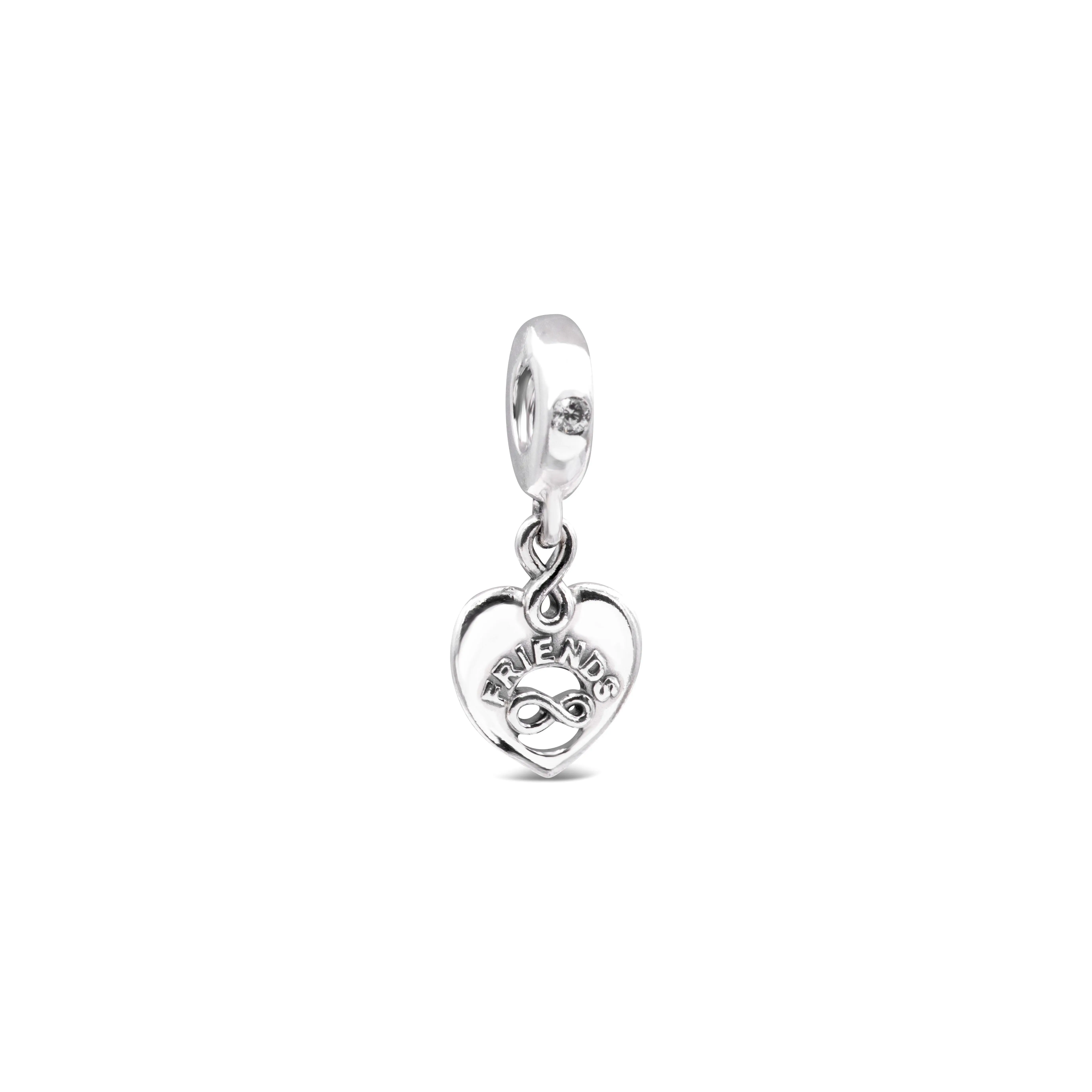 Pandora People Friends Forever Heart Dangle Charm - 799294C01