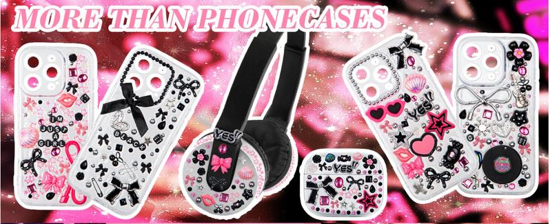Junk case charms,junk case Kit for Customizing Diy Cases,With Cute Bow,Flatback Pearls,Letter Beads, Aesthetic Big Decor for Personalization