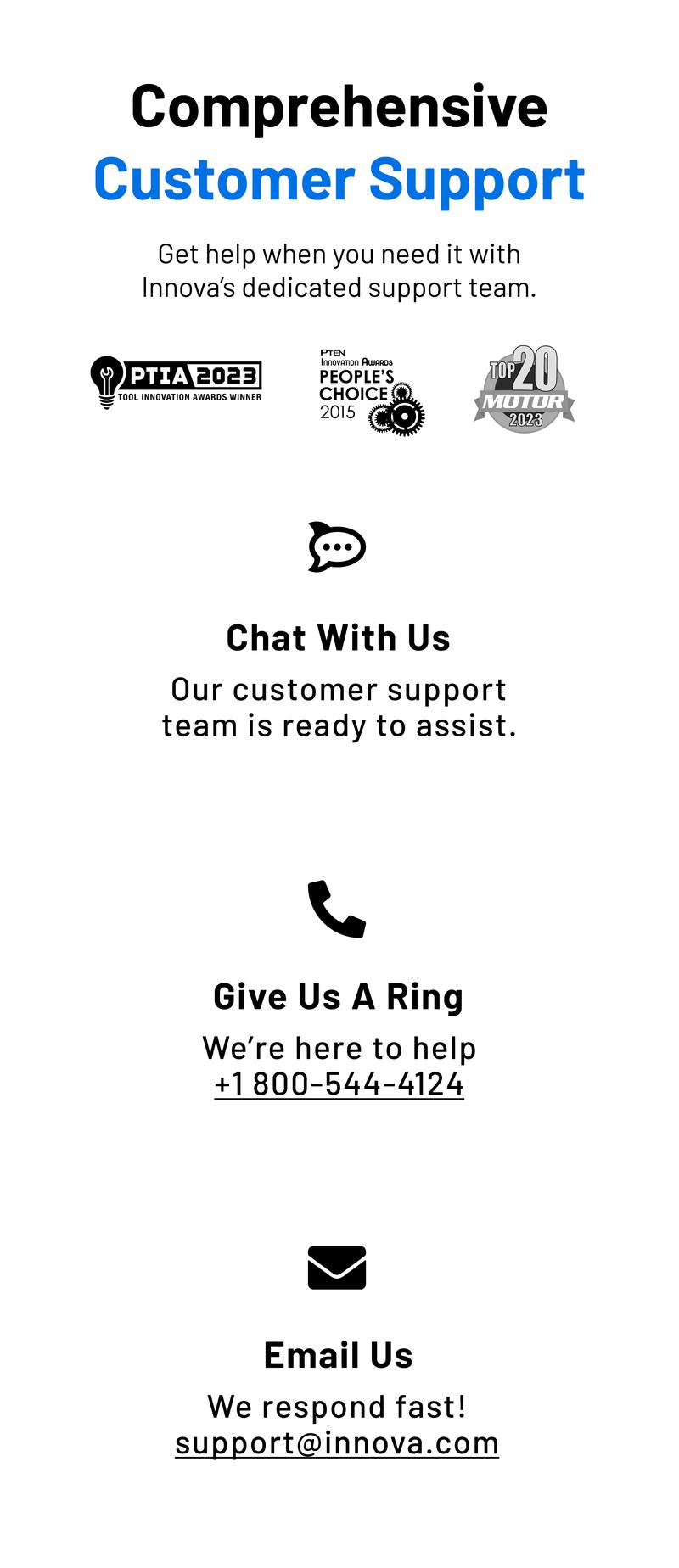 Innova 1000 Bluetooth OBD2 Scanner - Check Engine ABS SRS Live Data - No Subscriptions - Free Updates - Compatible with Most Vehicles Car Diagnostic Tool