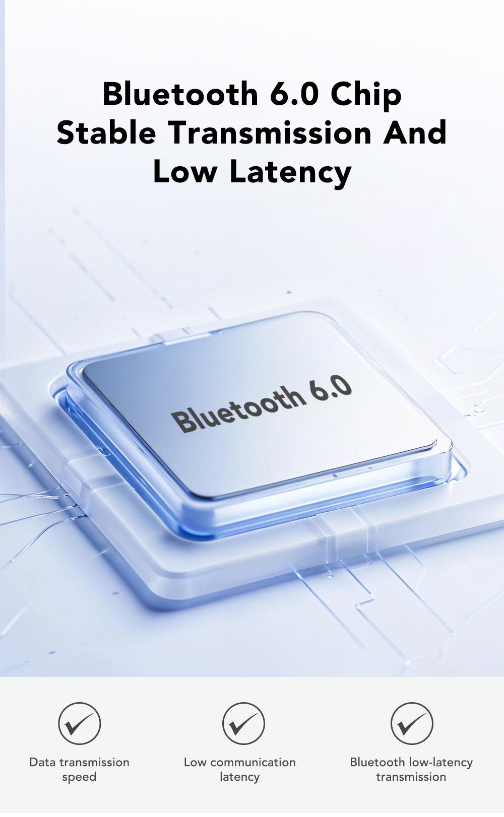 HTC NE57 Wireless OWS Earbuds Bluetooth 6.0, IPX5 Waterproof Earphones, Suitable for Office, Sports, Study and Audio Calls Built in Microphone Gaming Bluetooth Headphones