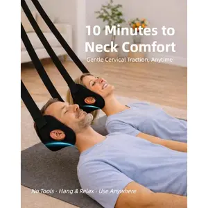 Portable Neck Massager And Neck Stretcher Hammock to Neck And Tension. It Features An Adjustable Cervical Traction Device, Eye Mask, And Storage Bag. Lightweight And Portable, It Can Be Used At Home, In The Office, Or While Traveling Body Care