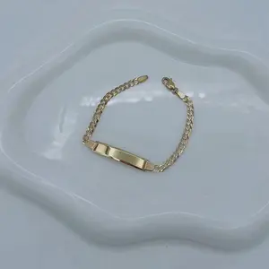 Yudijewerly 10k Gold bracelet ( 4mm) (6inch)
