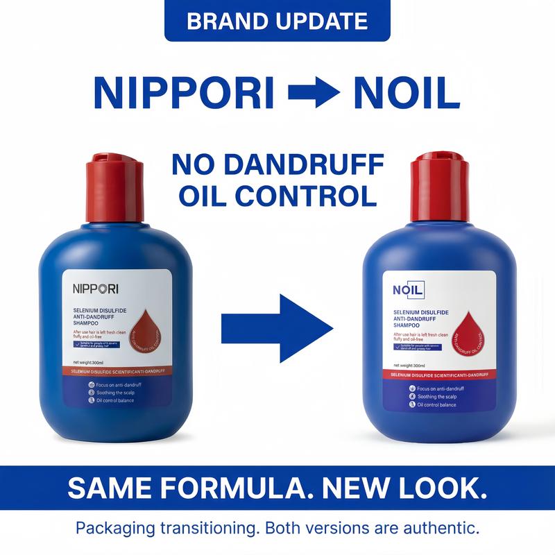 NOIL Selenium Disulfide Hair Care Shampoo Oil Control Refreshing Anti-Dandruff Anti-itch Scalp Cleansing Shampoo, 300ML
