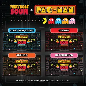Pacman x Final Boss Sour: Pineapple Dippers (1 or 4 Pack)