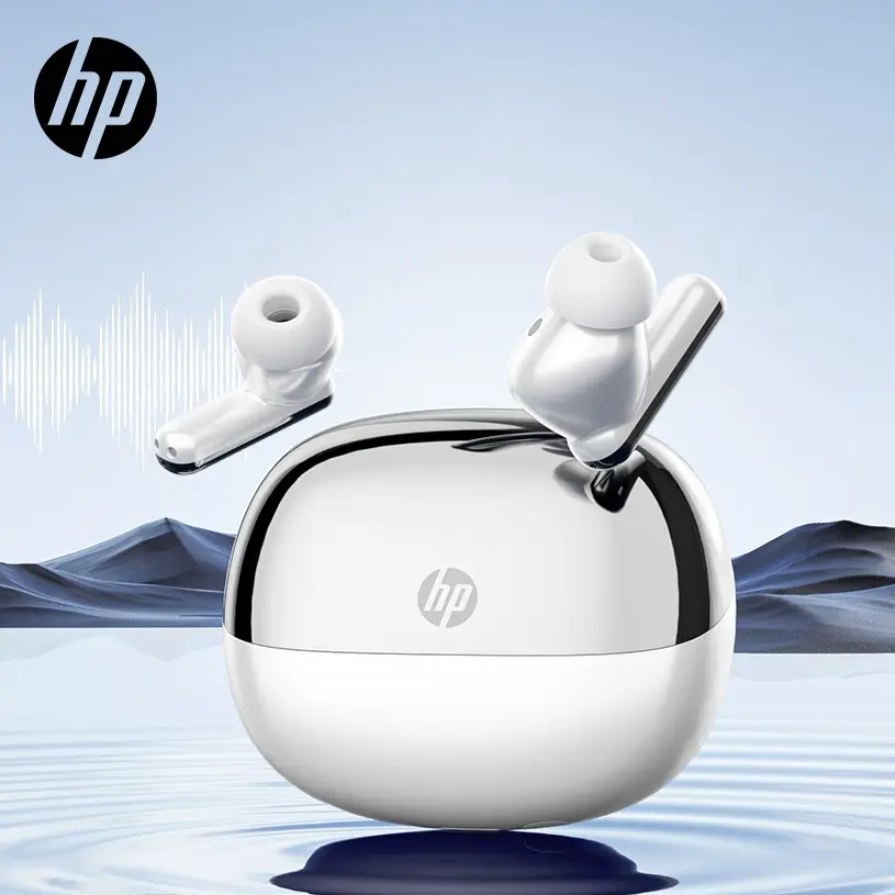 HP H23C True Wireless Noise Cancelling Earbuds, Wireless Music Earbuds, IPX4 Waterproof, Comfortable Design, True Wireless Headphones, True Wireless Earphones, ANC Noise Cancellation, Noise Reduction Earbuds