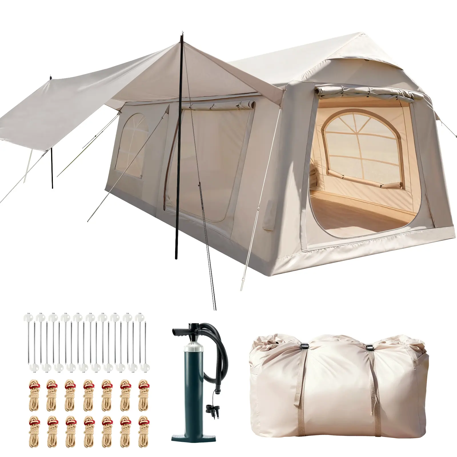 10 Person - Khaki with Awning