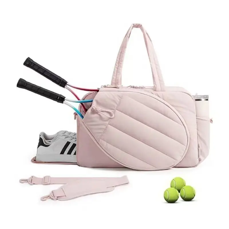 Ultra-Lightweight Peak Tennis Racket Storage Bag Set - 42L Stylish Active Organizer with Dry-Wet Separate Compartments, Shoe Pocket, Water Bottle Pocket for Pilates, Yoga