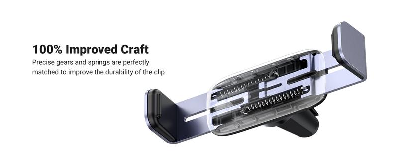 UGREEN Car Vent Phone Mount Air Vent Clip Holder Compatible with iPhone 17 16 15 13 12 Pro Max , Smartphone Accessories Retractable Cellphone Stand-Labor Day Sale，TikTokShopBlackFriday ,TikTokShopHolidayHaul