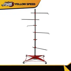 Adjustable Auto Body Door Fender Panel Holder Tree Center Post Hang Paint Stand