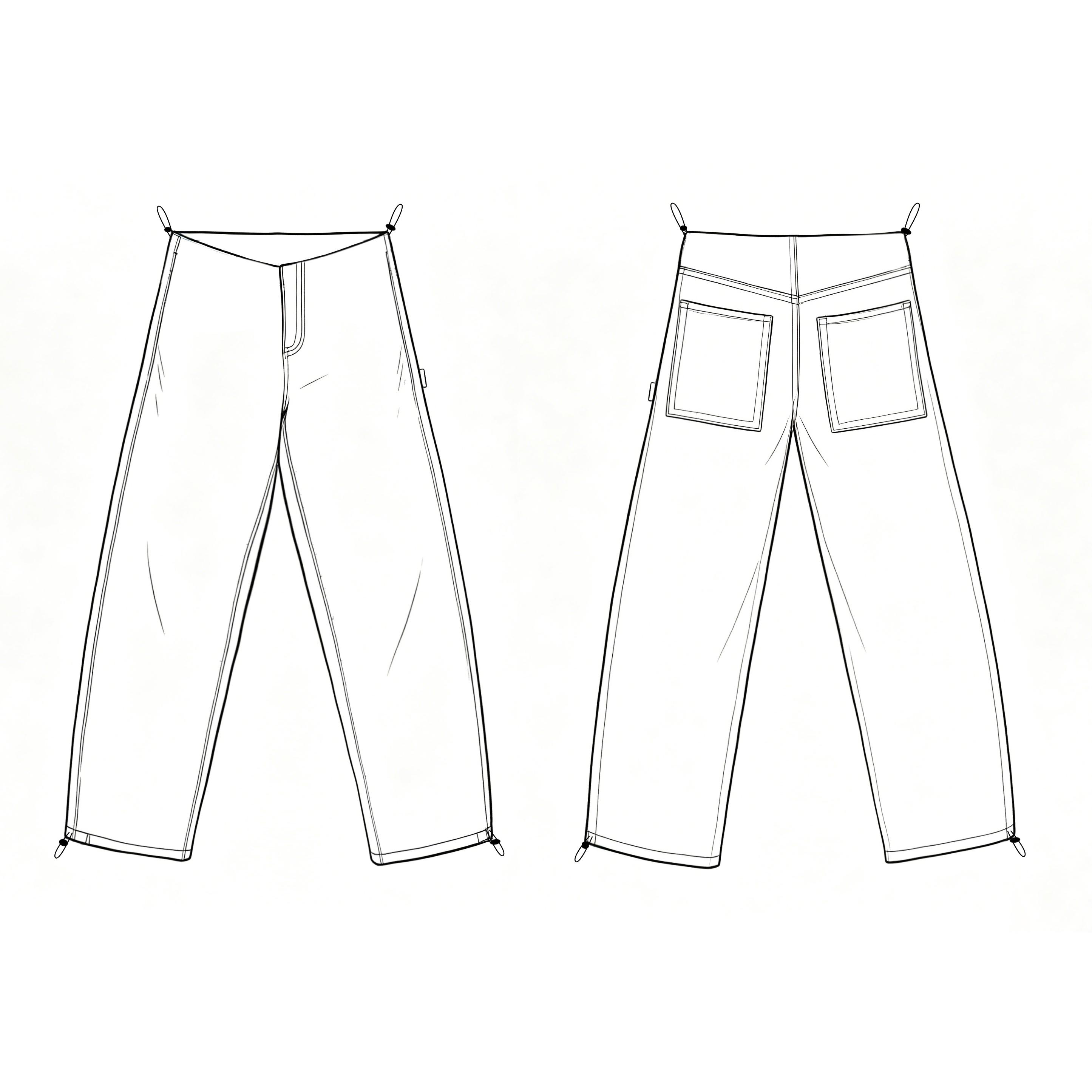 Pwest NYC Low-Rise Wide-Leg Jeans — Adjustable Drawstring Waistband/Hem, Relaxed Straight Cut, Decade Jeans, Super Low Rise, Soft Daily Wear-Spring Summer Bottom Trouser,back to school,back to school haul