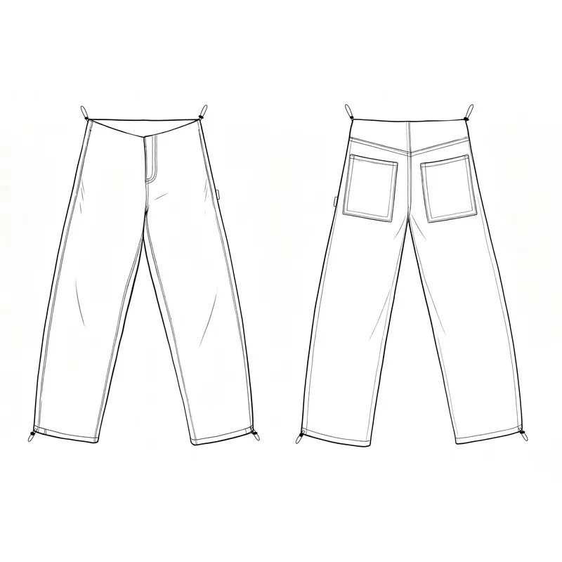 Pwest NYC Low-Rise Wide-Leg Jeans — Adjustable Drawstring Waistband/Hem, Relaxed Straight Cut, Decade Jeans, Super Low Rise, Soft Daily Wear-Spring Summer Bottom Trouser,back to school,back to school haul