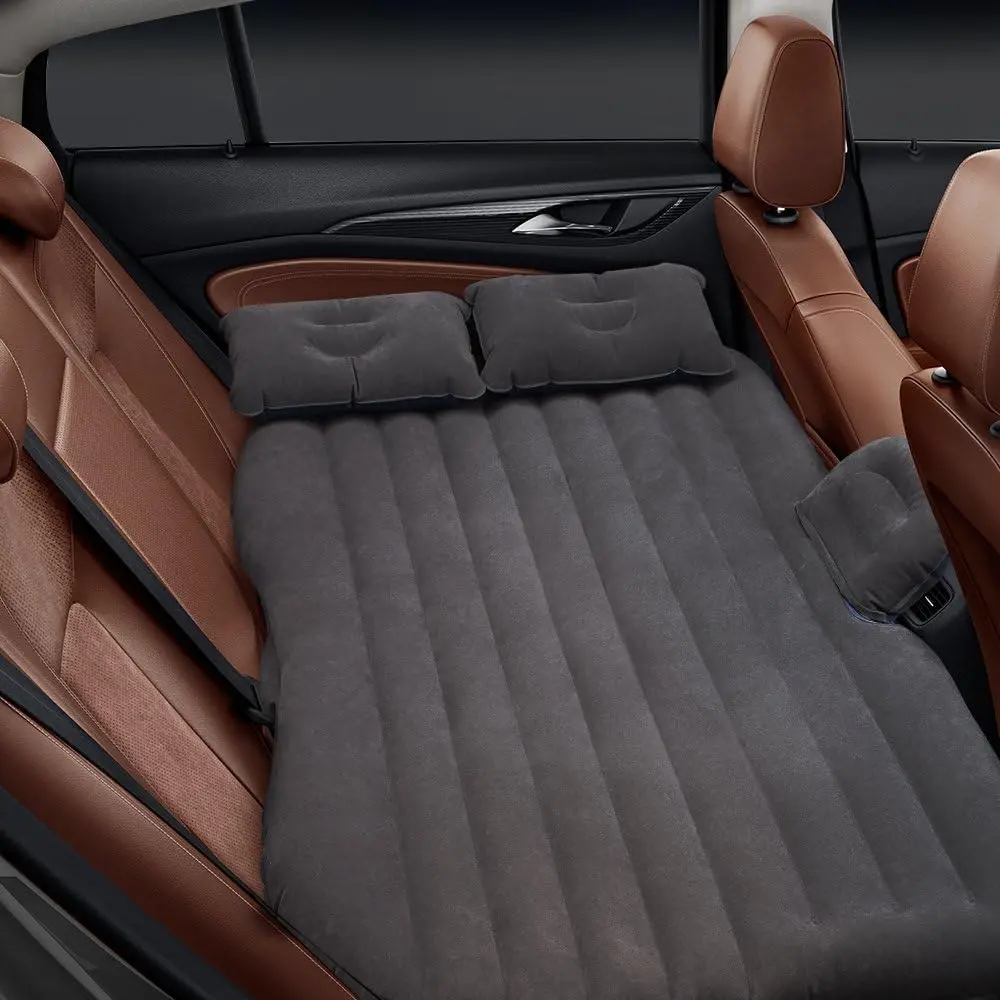 Car Bed - Camping Mattress for Car - Portable Travel Sleeping Bed Inflatable Mattress - Air Bed for Car Universal SUV Extended Air Couch with Two Air Pillows - Black#tiktokshopsummersale Self Inflating Bed
