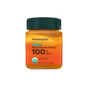 USDA Certified Organic Raw Mānuka Honey MGO 100+, 250g