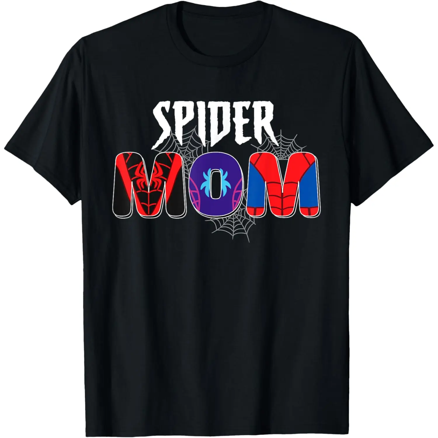 Comfortable short sleeves in summer Matching Family Spider Web Mom Mother's Day Birthday Boy T-Shirt