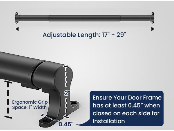 Safoner All-Aluminum RV Screen Door Handle Bar Preassembled Adjustable Crossbar for Flimsy Doors RV Camper Accessories Easy Setup Telescopic Design Safoner All-Aluminum RV Screen Door Handle Bar Preassembled Adjustable Crossbar for Flimsy Doors RV Camper Accessories Easy Setup Telescopic Design