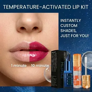 Advanced Temperature-Sensing Lip Set | Get Your Unique Custom Shade | Innovative Beauty Technology
