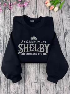 Shelby company Ltd - Peaky Blinders Embroidered sweatshirt ,Y2K Movie Oversized Vintage shirt, Unisex Casual Soft Cotton, Streetwear Apparel, Crewneck Top Menswear, shirt for Movie's fan