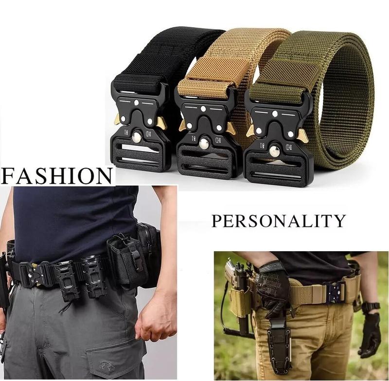 MEN Casual Military Tactical Army Adjustable Quick Release Belts Pants Waistband MEN Casual Military Tactical Army Adjustable Quick Release Belts Pants Waistband