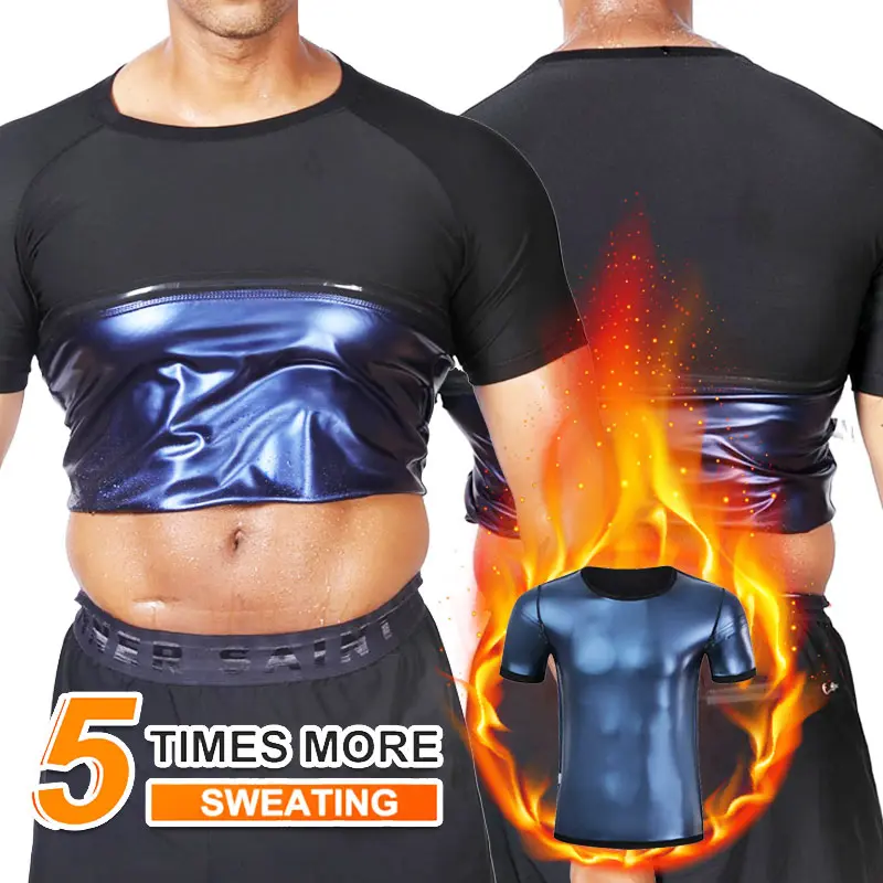 CATTIBOR Menswear Sport T-Shirts,Men Sport Vest Short Sleeve and Men Breathable Vest Tank Top,Fitness Workout Sports Vest Excerise Waist Trainer,GYM Wear,Workout Clothing,Men Underwear