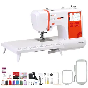 Poolin EOC03RE (2in1) Newest homeuse automatic embroidery machine computerized for Crafters and Start Business