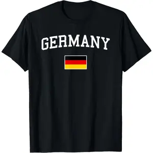 German Flag Men Women Kids Germany T-Shirt Pure Cotton Graphic Tees Menswear Top: Gifts for Men & Women