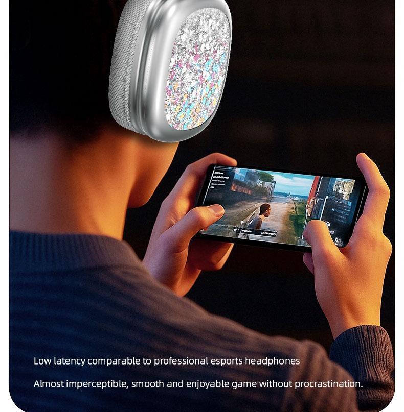 YANUQIA Wireless Headphones, Over-ear Headphones, Suitable for Travel, Work, Sports and Games, Built-in Microphone, Large Battery For Long-Lasting, Suitable For IPhone, Laptop, IOS/Android Foldable Bluetooth Headphones Audio Headset Adjustable Earbud YANUQIA Wireless Headphones, Over-ear Headphones, Suitable for Travel, Work, Sports and Games, Built-in Microphone, Large Battery For Long-Lasting, Suitable For IPhone, Laptop, IOS/Android Foldable Bluetooth Headphones Audio Headset Adjustable Earbud