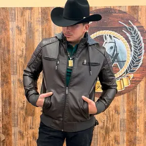 Men western Jacket brown