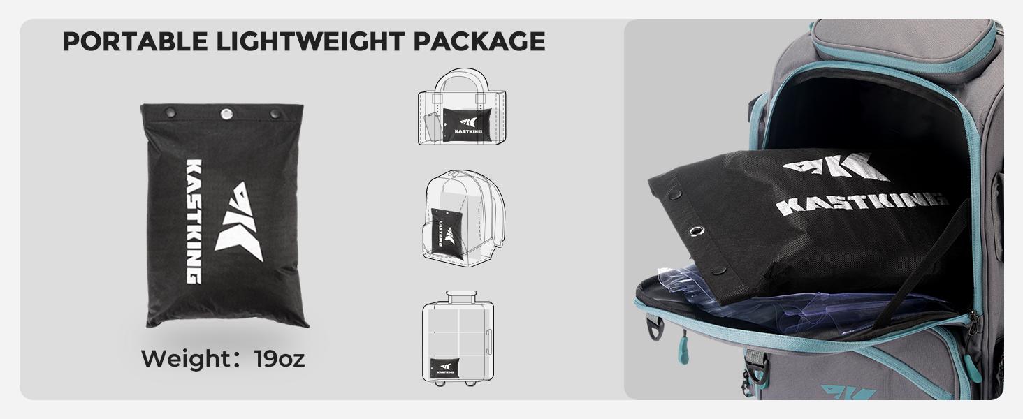 KastKing AquaLite Rain Suit, Waterproof Breathable Lightweight Rainwear for Men, Durable Rain Gear for Outdoor Adventures